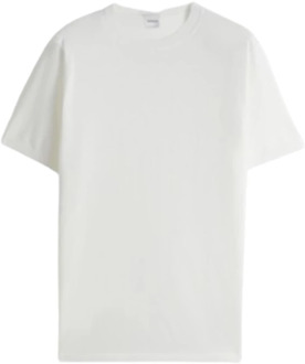 Katoenen T-shirt in Wit Aspesi , White , Heren - Xl,M