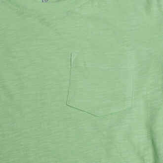 Katoenen T-shirt met korte mouwen voor jongens 601387 Groen