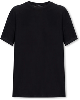 Katoenen T-shirt R13 , Black , Dames - M,S,Xs
