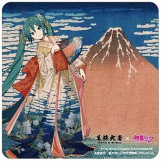 Katsushika Hokusai x Hatsune Miku Car Magnet Thirty-six Views of Mount Fuji Fine Wind, Clear Morning