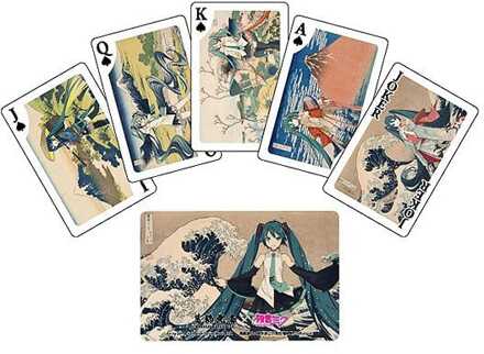 Katsushika Hokusai x Hatsune Miku Playing Cards