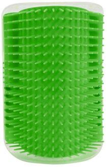 Katten Borstel Hoek Kat Massage Self Groomer Kam Borstel Kat Wrijft Het Gezicht Met Een Kriebelend Kam Kat Product groen