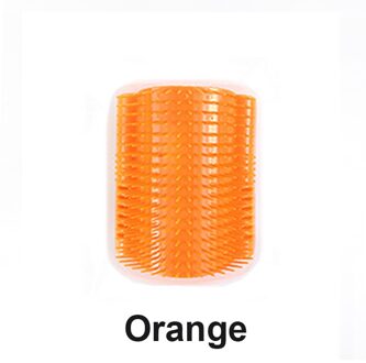 Katten Borstel Hoek Kat Massage Self Groomer Kam Borstel Kat Wrijft Het Gezicht Met Een Kriebelend Kam Kat Product oranje