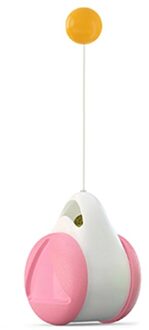 Katten Tumbler Swing Speelgoed Kitten Interactieve Balans Auto Automatische Oefening Chaser Met Kattenkruid Grappige Dierbenodigdheden roze