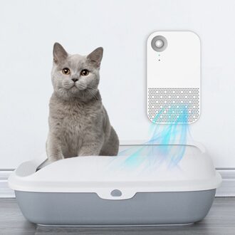 Kattenbak Luchtreiniger Ozon Generator Huisdier Geur Eliminator Sterilisatie Deodorizer Voor Kat Hond