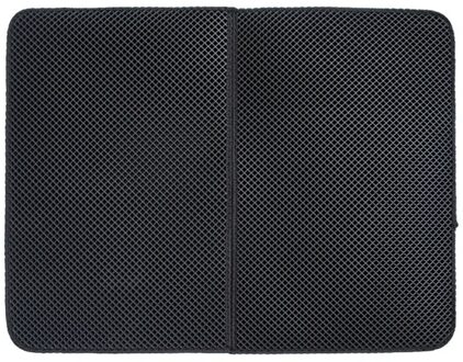 Kattenbakvulling Mat Waterdicht Fire Deken Double-Layer Kattenbakvulling Trapper Mat Zachte Kat Kussen Opvouwbare Grote Kat Bed wasbaar Eva