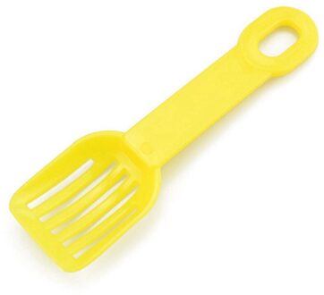 Kattenbakvulling Schop Huisdier Cleanning Tool Plastic Scoop Kat Zand Schoonmaakmiddelen Wc Voor Pet Hamster Kitten Schoon Uitwerpselen Levert geel