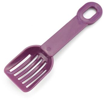Kattenbakvulling Schop Huisdier Cleanning Tool Plastic Scoop Kat Zand Schoonmaakmiddelen Wc Voor Pet Hamster Kitten Schoon Uitwerpselen Levert paars