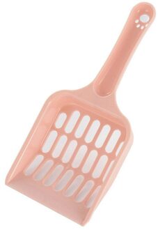 Kattenbakvulling Schop Huisdier Schoonmaken Tool Grid Plastic Schop Kattenbakvulling Schoonmaakmiddelen Hond Wc Kat Cleaning Mest Levert roze