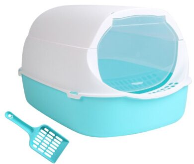 Kattenbakvulling Wastafel Volledig Gesloten Kattenbak Anti-Splash Kattenbak Huisdier Schoonmaakproducten Huisdier Wc Kattenbakvulling Scoop groen