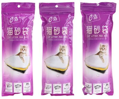 Kattenbakvulling Zak Zand Zakken Hygiëne Elastische Kitten Dierbenodigdheden Professionele Praktische Vuilnis S/M/L