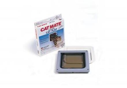 kattendeur 304 met tweewegsluiting - wit 20 cm