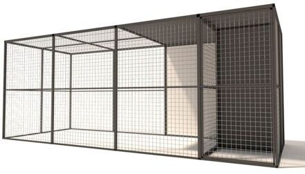 Kattenren - Aluminium - Antraciet - 449x176x178 cm