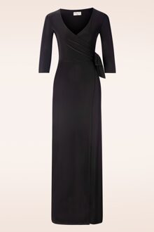Katy maxi jurk in zwart