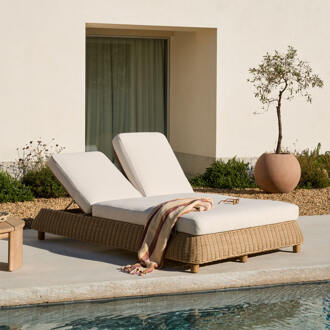 Kave Home 2-persoons Ligbed 'Meria' Rattan