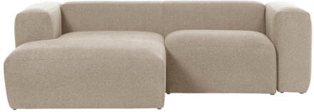 Kave Home 2-zits Bank 'Blok' Links, 240cm, kleur Beige