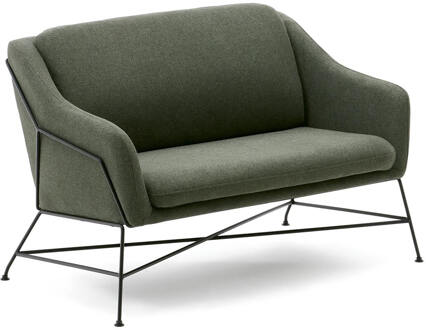 Kave Home 2-zits Bank 'Brida' kleur Donkergroen