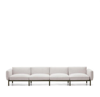 Kave Home 4-zits Bank 'Sorells' kleur Beige