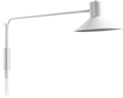 Kave Home Aria wandlamp metaal, wit