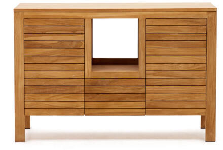 Kave Home Badkamermeubel 'Neria' Teakhout (excl. waskom) Naturel