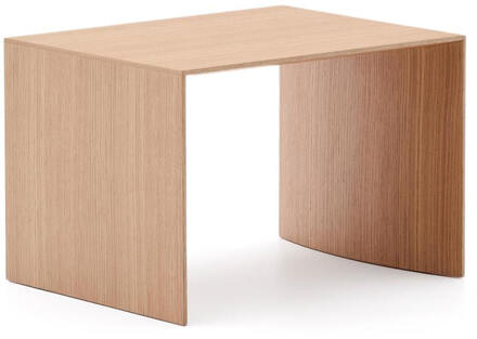 Kave Home Bijzettafel 'Litto' Eiken, 55 x 40cm, kleur Naturel