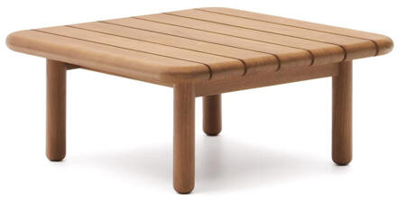 Kave Home Bijzettafel 'Turqueta' Teakhout, 70 x 70cm - 70 x 70 cm