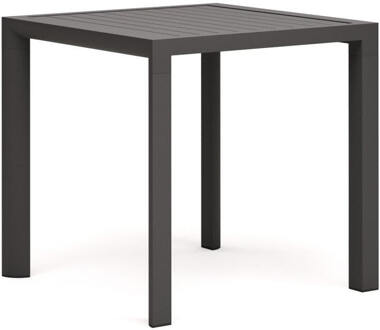 Kave Home Bistrotafel 'Culip' 77 x 77cm, kleur Donkergrijs - 77 cm