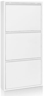 Kave Home Bogotá Schoenenkast 3-deurs Wit