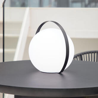 Kave Home Dinesh tafellamp met zwart stalen handvat