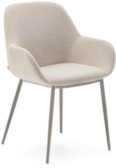 Kave Home Eetkamerstoel 'Konna' kleur Beige