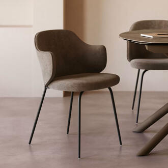 Kave Home Eetkamerstoel 'Yunia' kleur Bruin