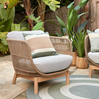 Kave Home Fauteuil 'Catalina' kleur Beige