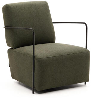 Kave Home Fauteuil 'Gamer' Stof, kleur Donkergroen