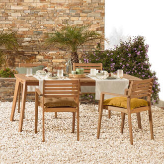 Kave Home Gaby Uitschuifbare Tuintafel