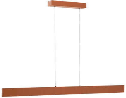 Kave Home Hanglamp 'Boadella' LED-balk, 100cm, kleur Terracotta