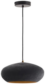 Kave Home Hanglamp 'Inda' Terracotta look, kleur Zwart