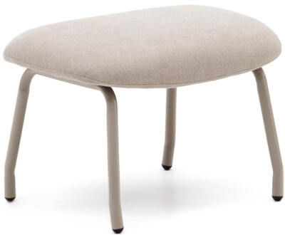 Kave Home Hocker 'Belina' Chenille, kleur Beige