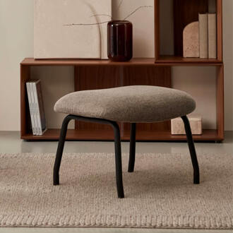 Kave Home Hocker 'Belina' Chenille, kleur Lichtbruin