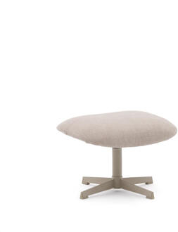 Kave Home Hocker 'Jaspe' Structuurstof, kleur Beige