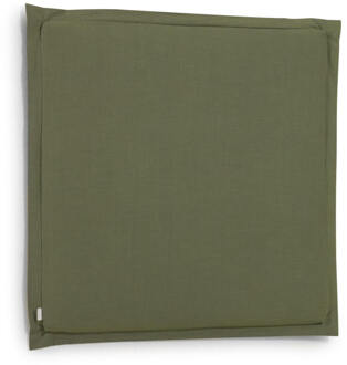 Kave Home Hoofdbord 'Tanit' 106 x 106cm, kleur Donkergroen