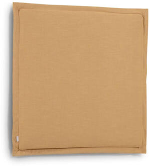 Kave Home Hoofdbord 'Tanit' 106 x 106cm, kleur Mosterdgeel