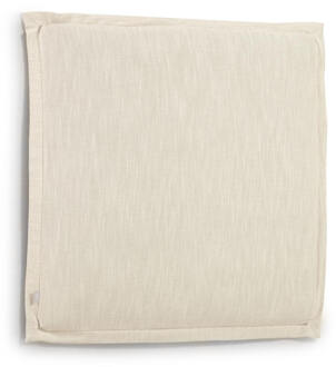 Kave Home Hoofdbord 'Tanit' 106 x 106cm, kleur Off White