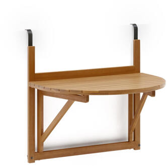 Kave Home Inklapbare Balkontafel 'Amarilis' Acaciahout, 70 x 50cm