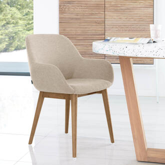 Kave Home Konna Eetkamerstoel - Beige