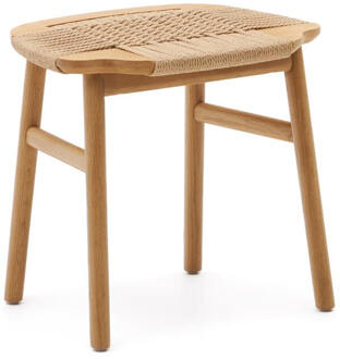 Kave Home Krukje 'Enit' Eikenhout, kleur Naturel