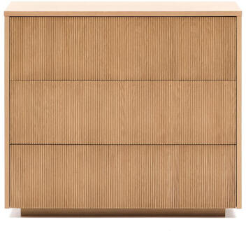 Kave Home Ladekast / Commode 'Helvine' Eiken, Met 3 laden