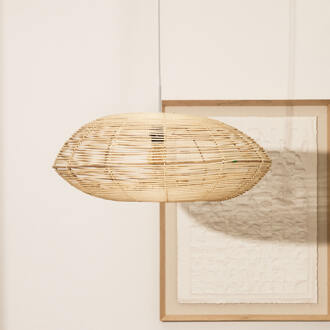 Kave Home Lampenkap 'Flaro' Rotan, 69cm