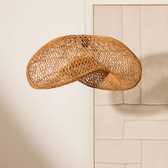 Kave Home Lampenkap 'Isora' Rotan, 81 x 56cm