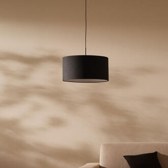 Kave Home Lampenkap 'Santana' Ø50cm, kleur Zwart - 50 cm