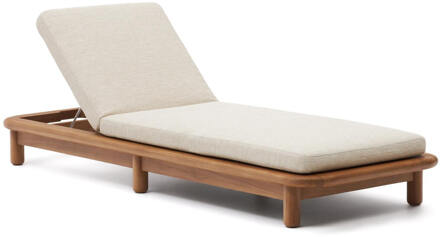 Kave Home Ligbed 'Turqueta' Teakhout